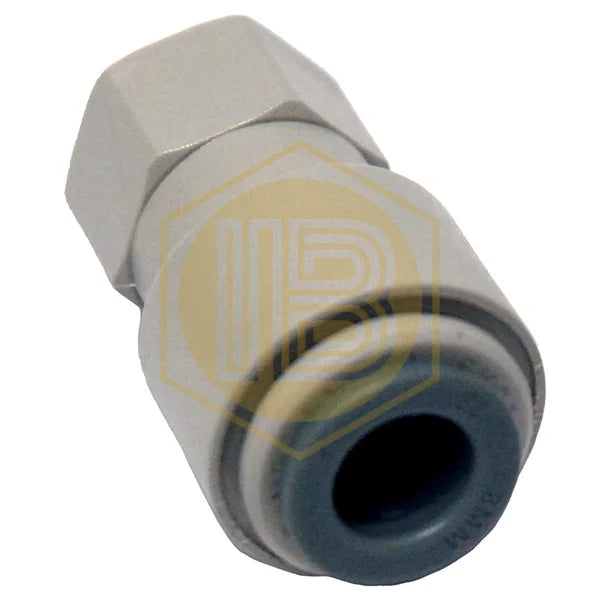 Adaptador femella FFL 1/4 per a tub de 5/16 IB0042, vista de la connexió ràpida push-fit - Install Beer