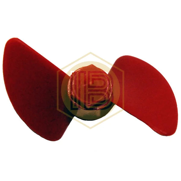 Pala de plàstic d'agitador IB0082, vista frontal de les pales - Install Beer