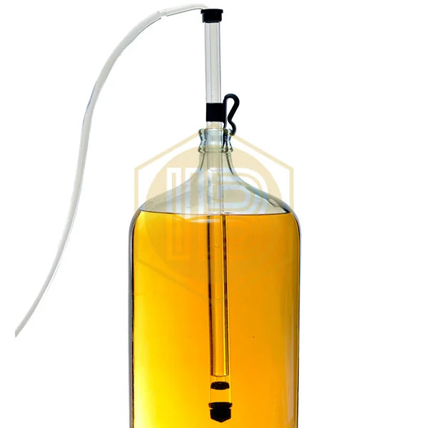 Autosifó omplidor d'ampolles IB0083, exemple d'ús en un recipient - Install Beer