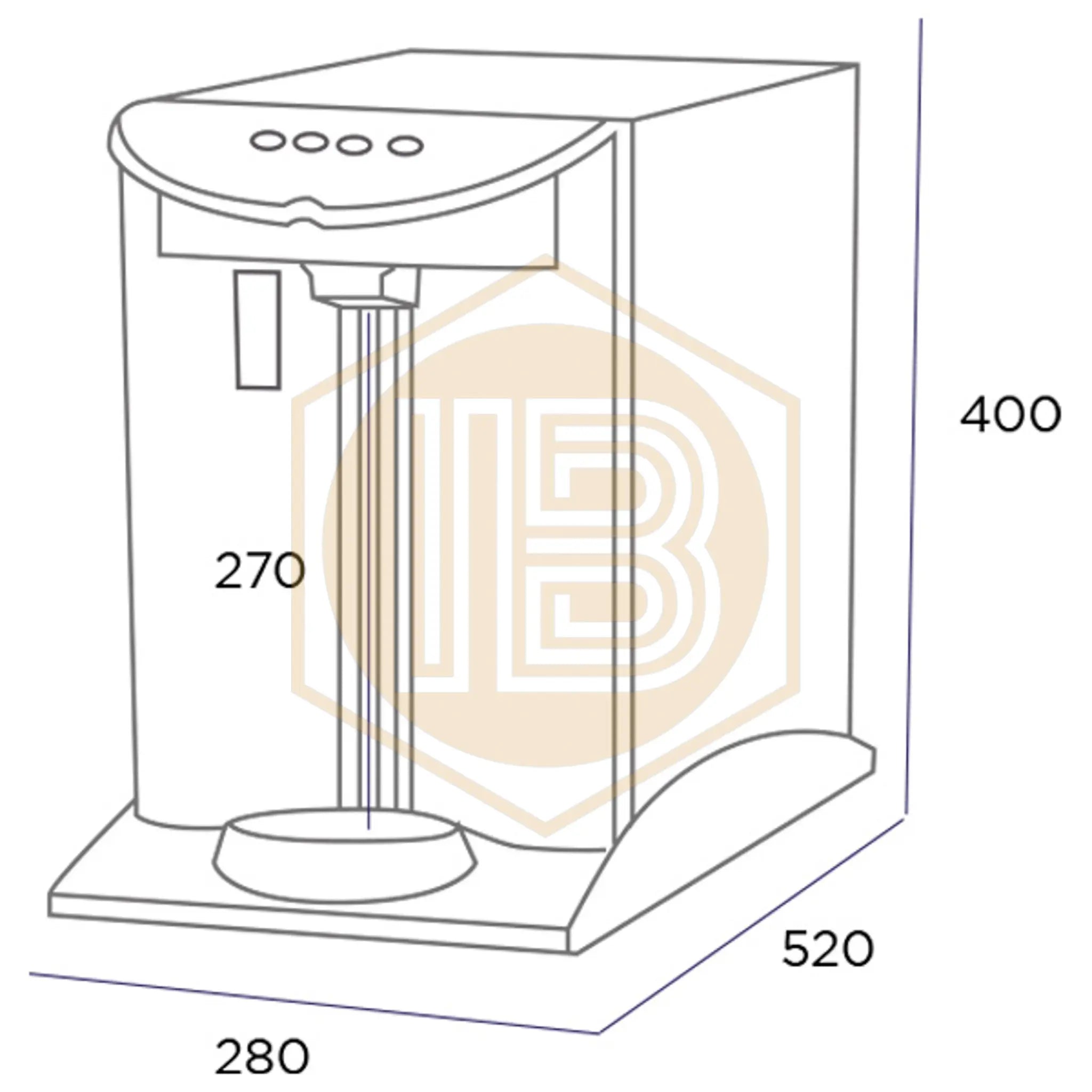 AquaCool Dispensador Enfriador Carbonatador 45 Top - Install Beer