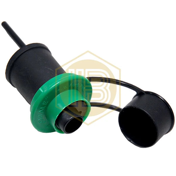 Rubber pourer stopper for screw-top bottles IB0522, rear view - Install Beer