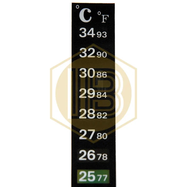 Fermometer fermenter thermometer IB0293, temperature scale detail - Install Beer