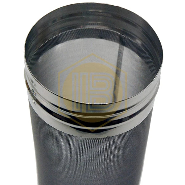 Tubular dry hopping filter IB0298, interior mesh detail - Install Beer