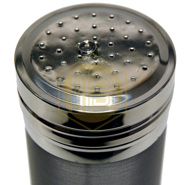 Tubular dry hopping filter IB0298, perforated cap detail - Install Beer