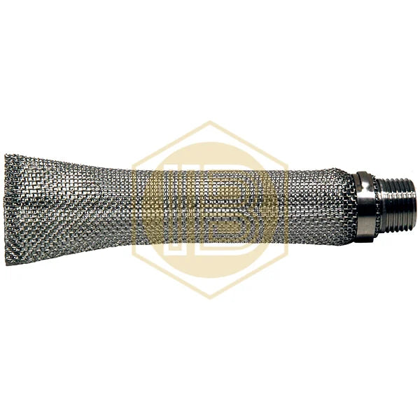 Hop filter for brewing kettle IB0156, side view of the mesh - Install Beer