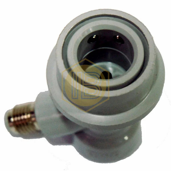 Raccord gaz Ball-Lock IB0135, vue de dessous - Install Beer