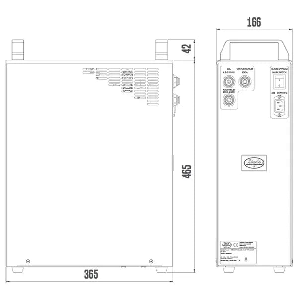 Carbonatador externo 200L Lindr - Install Beer