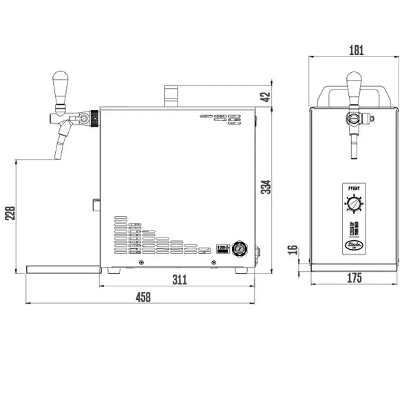 Dispensador Lindr Pygmy 20K - Install Beer