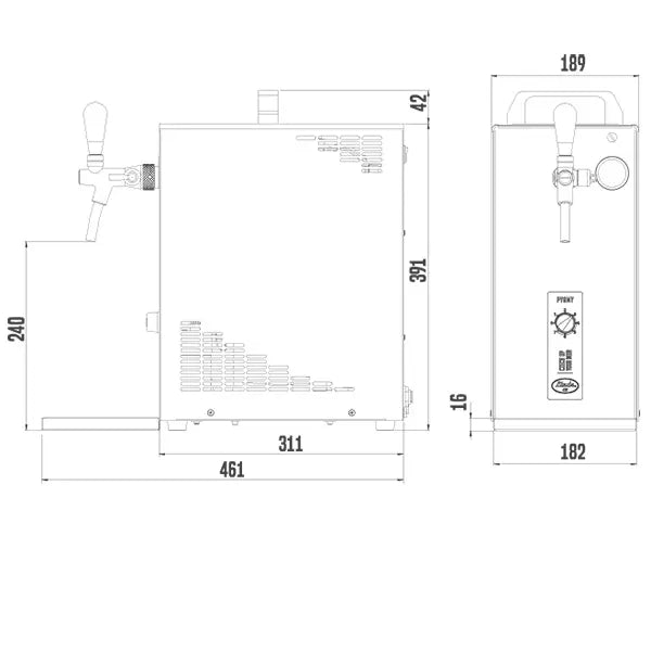 Dispensador Pygmy 35K Profi - Install Beer