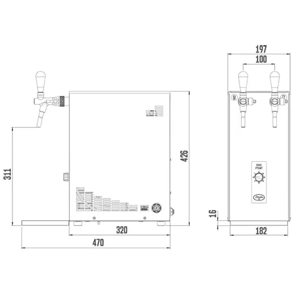 Dispensador Lindr Pygmy Soda - Install Beer