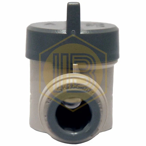 3/8 acetal shut-off valve IB0383, tube inlet detail - Install Beer