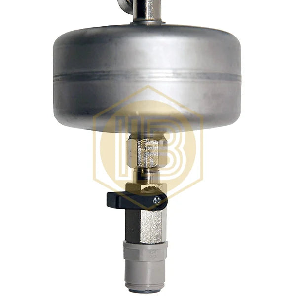 Single-body pressure regulator with anti-freezing chamber IB0392, anti-freezing chamber detail - Install Beer