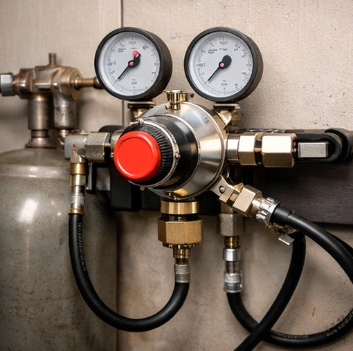 Regulador gas instalación - Install Beer