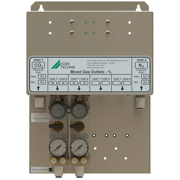 Mezclador de gas Dürr Technik para generador de nitrógeno - Install Beer