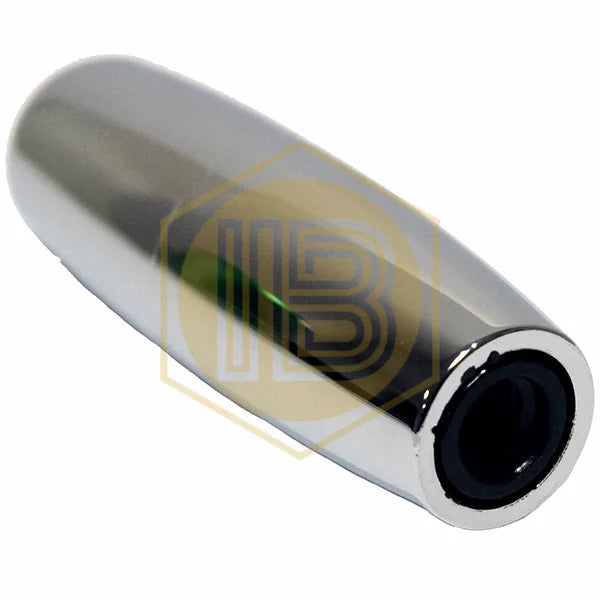 Chrome cylindrical tap handle IB0447, thread detail - Install Beer