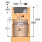 Dispensador Lindr Pygmy Pro Kitchen - Install Beer