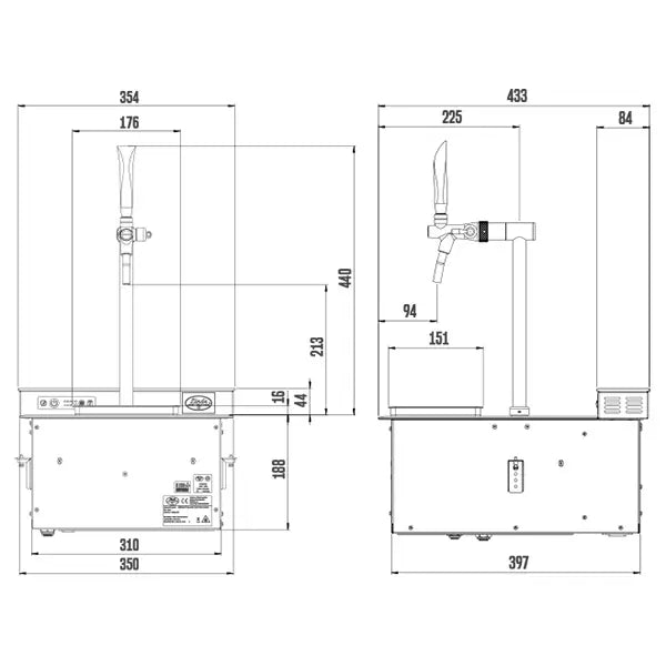 Dispensador Lindr Pygmy Pro Kitchen - Install Beer