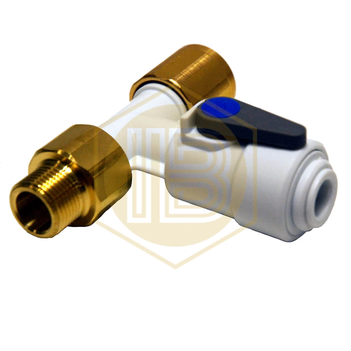 Vàlvula de tall en T d'acetal amb antiretorn