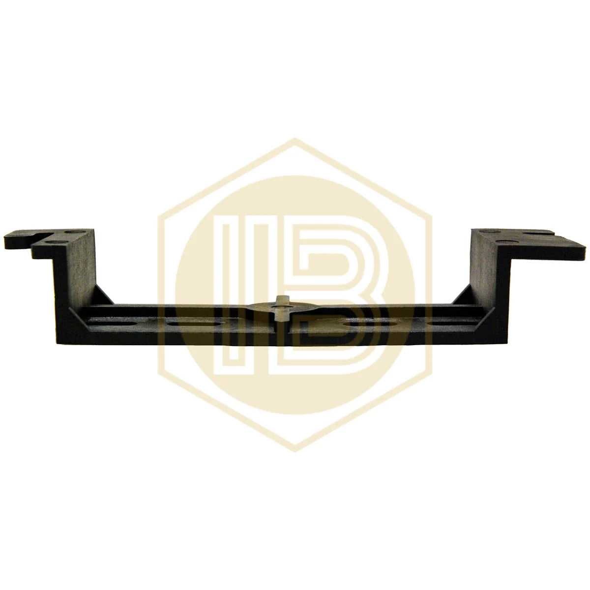 Double plastic wall bracket for pressure regulator IB0352, side view - Install Beer