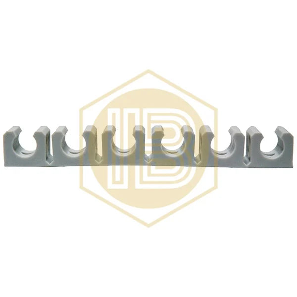 Wall-mounted tube holder, front view - Install Beer