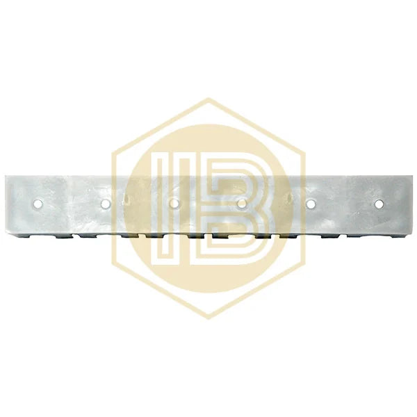 Wall-mounted tube holder, rear view - Install Beer