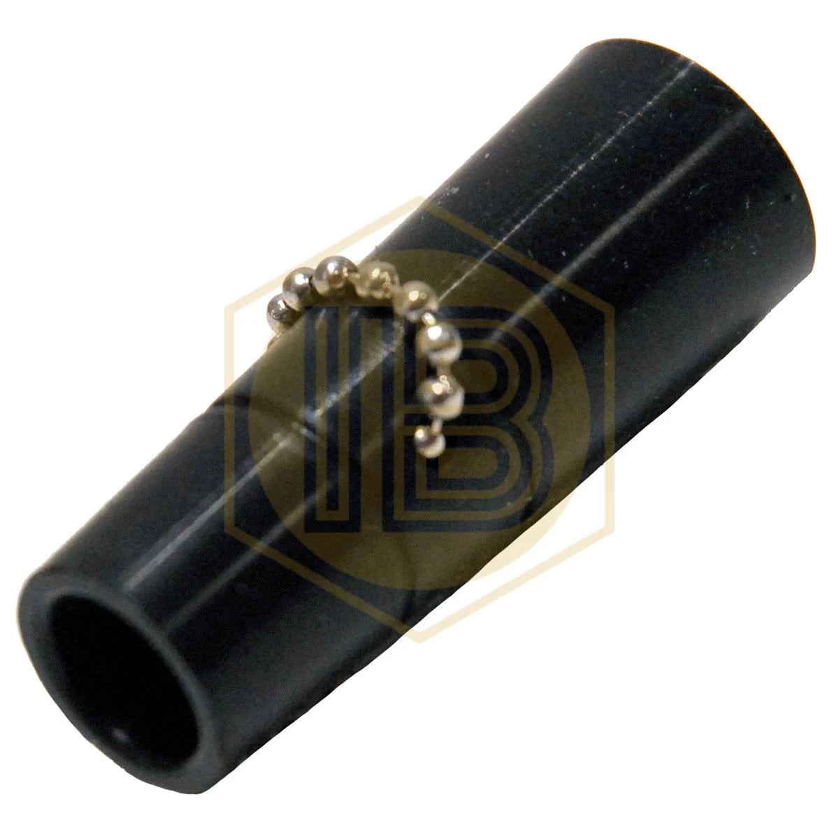 Tappo nero in silicone per rubinetto con catenella IB0684, vista posteriore - Install Beer