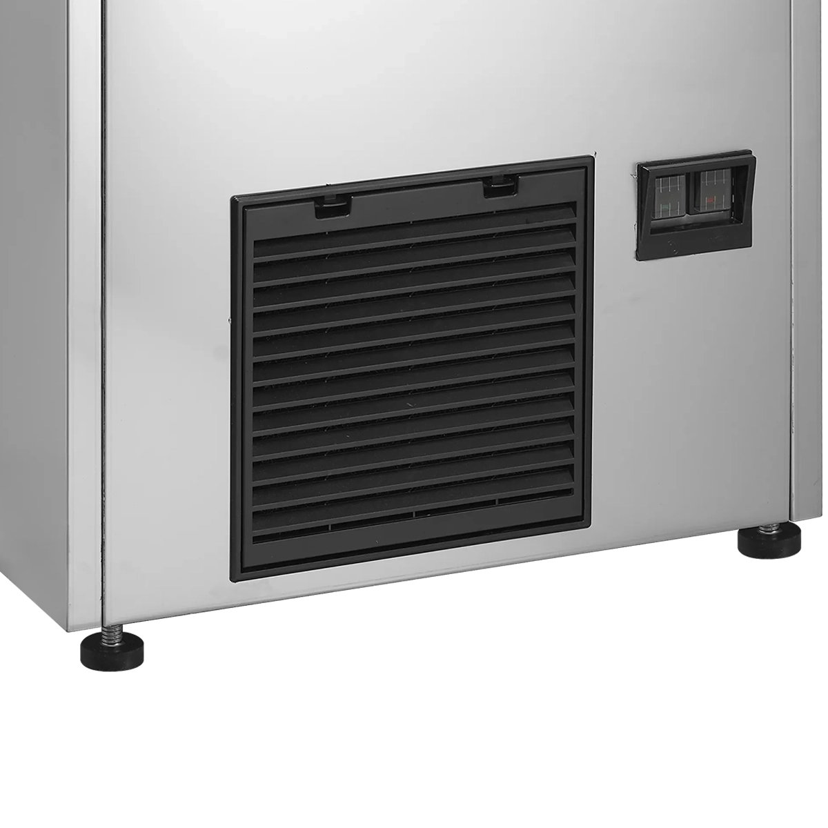 Panel de filtro de condensación de fácil limpieza en fabricador de hielo TEFCOLD TC - Install Beer