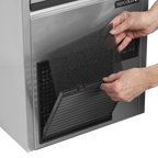 Filtro de condensación de fácil limpieza en fabricador de hielo TEFCOLD TC - Install Beer
