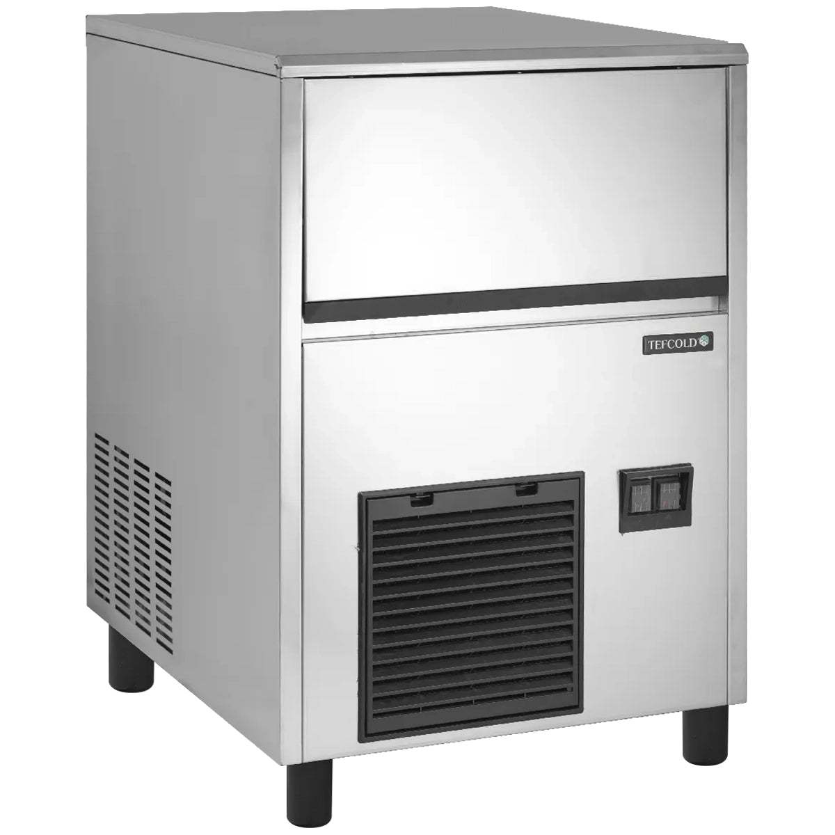 TEFCOLD TC57 fabricador de hielo profesional en acero inoxidable - Install Beer