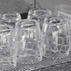 Interior del TEFCOLD GF200VSG con vasos escarchados y estantes cromados - Install Beer